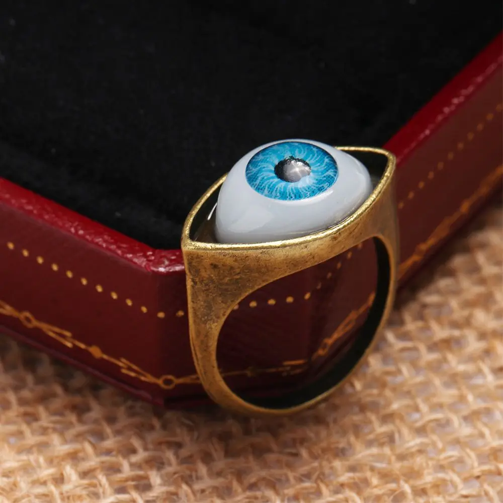 New Fashion Punk Exaggerated Brown Blue Color Gothic Rings Jewelry Eyes Rings Fashion for Men Women
New Fashion Punk Exaggerated Brown Blue Color Gothic Rings Jewelry Eyes Rings Fashion for Men Women