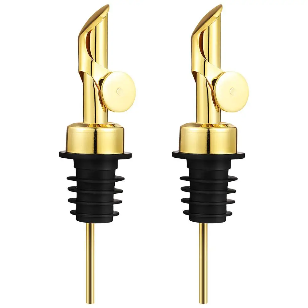 2 Pcs Stainless Steel Wine Pourer Vinegar Dispenser Olive Oil Stoppers Multifunction Spouts Bottle Pourers for Spirits
2 Pcs Stainless Steel Wine Pourer Vinegar Dispenser Olive Oil Stoppers Multifunction Spouts Bottle Pourers for Spirits