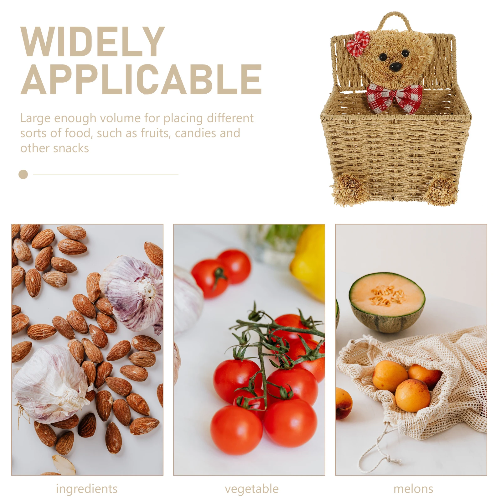 Cartoon Storage Basket Woven Baskets Flower Hanging Organizing Wicker Hamper 
Cartoon Storage Basket Woven Baskets Flower Hanging Organizing Wicker Hamper