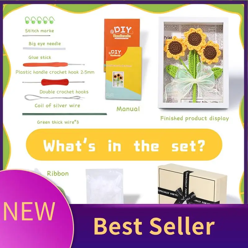 Complete Crochet Kit With Knitting Yarn Needles Plush Doll Easy(Comes With Photo Frame)
Complete Crochet Kit With Knitting Yarn Needles Plush Doll Easy(Comes With Photo Frame)
