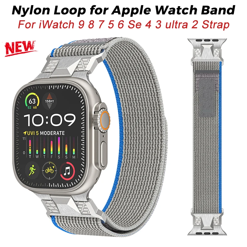 Ремешок нейлоновый Trail Для Apple Watch Ultra Band, браслет из нержавеющей стали для iWatch ultra 2 9 8 7 5 6 Se 4 3, 49 мм 45 мм 44 мм 42 мм
Ремешок нейлоновый Trail Для Apple Watch Ultra Band, браслет из нержавеющей стали для iWatch ultra 2 9 8 7 5 6 Se 4 3, 49 мм 45 мм 44 мм 42 мм