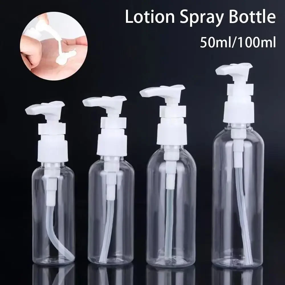50ml/100ml Travel Transparent Vacuum Dispensing Airless Lotion Bottle Portable Sample Cosmetic Spray Bottle Refillable Container
50ml/100ml Travel Transparent Vacuum Dispensing Airless Lotion Bottle Portable Sample Cosmetic Spray Bottle Refillable Container