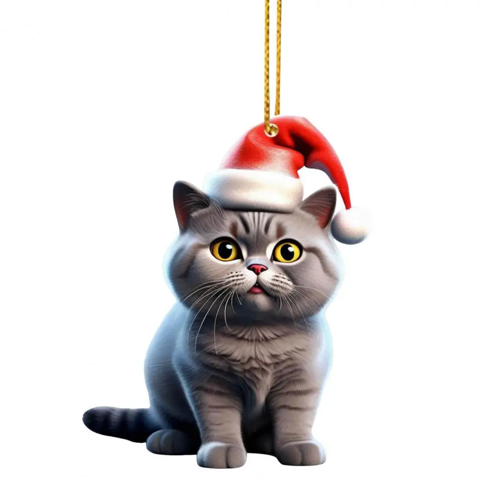 Cat Lover Gift Idea Christmas Tree Decoration Set Cartoon Cat Pendants Acrylic Ornaments for Home Car Decor Gift for Family
Cat Lover Gift Idea Christmas Tree Decoration Set Cartoon Cat Pendants Acrylic Ornaments for Home Car Decor Gift for Family
