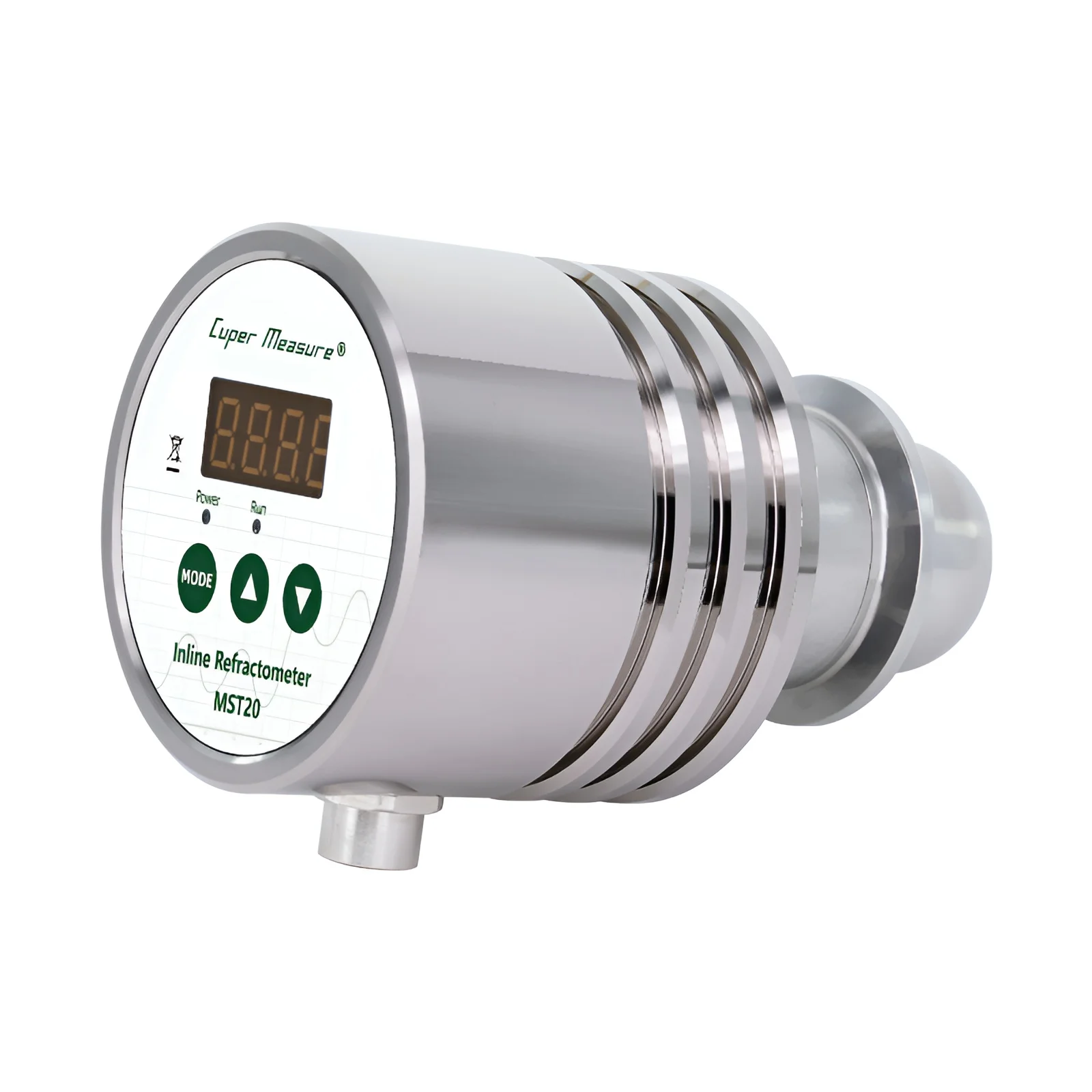 Sanitary Inline Digital Refractometer for Brix Measurement for Beverage Wine Honey Process-ATC Manufactured for High Accuracy
Sanitary Inline Digital Refractometer for Brix Measurement for Beverage Wine Honey Process-ATC Manufactured for High Accuracy