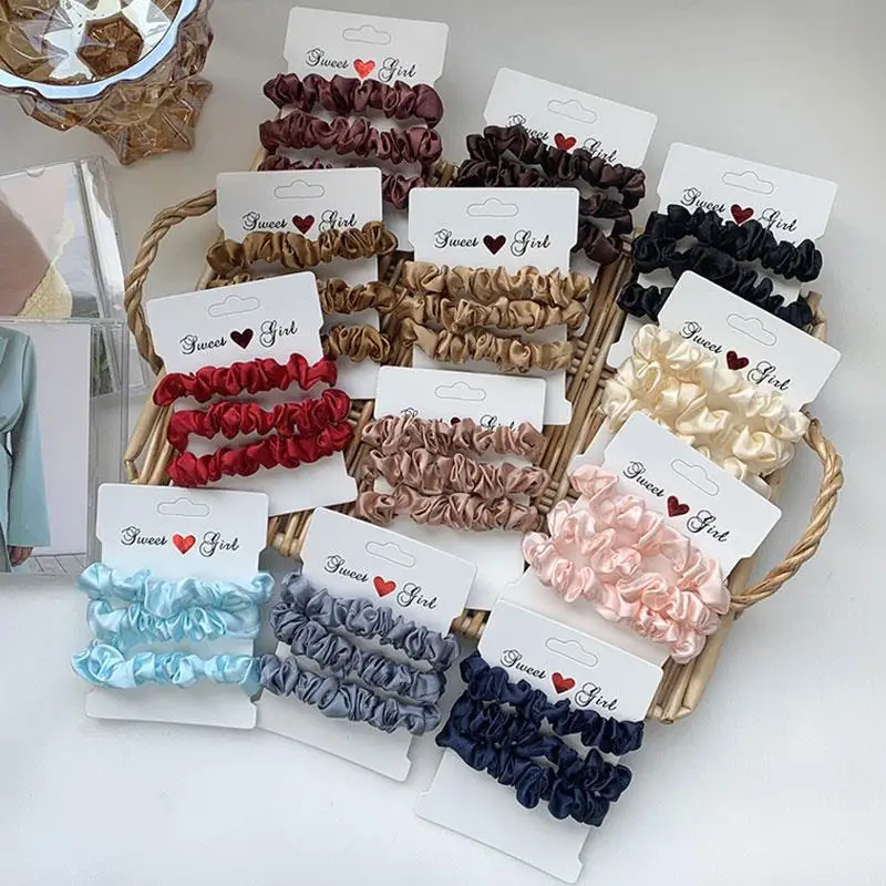 Silk Satin Solid Color Hair Rings Women Hair Accessories Useful Rubber Bands Fashion Ponytail Holders Beautiful Hair Ties
Silk Satin Solid Color Hair Rings Women Hair Accessories Useful Rubber Bands Fashion Ponytail Holders Beautiful Hair Ties