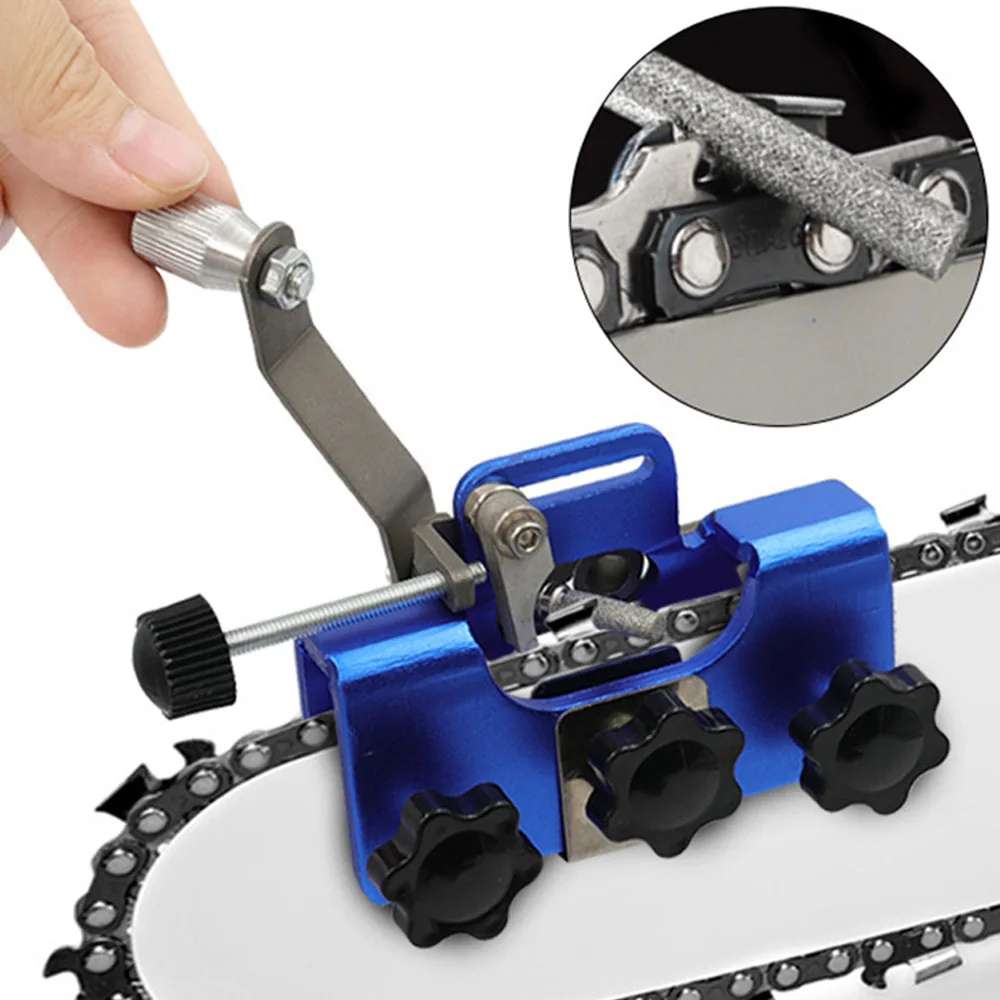 Manual Chainsaw Chain Sharpening Tools Woodworking Chainsaw Sharpener Chain Sharpening Jig for Electric Saws with Grinding Bit
Manual Chainsaw Chain Sharpening Tools Woodworking Chainsaw Sharpener Chain Sharpening Jig for Electric Saws with Grinding Bit