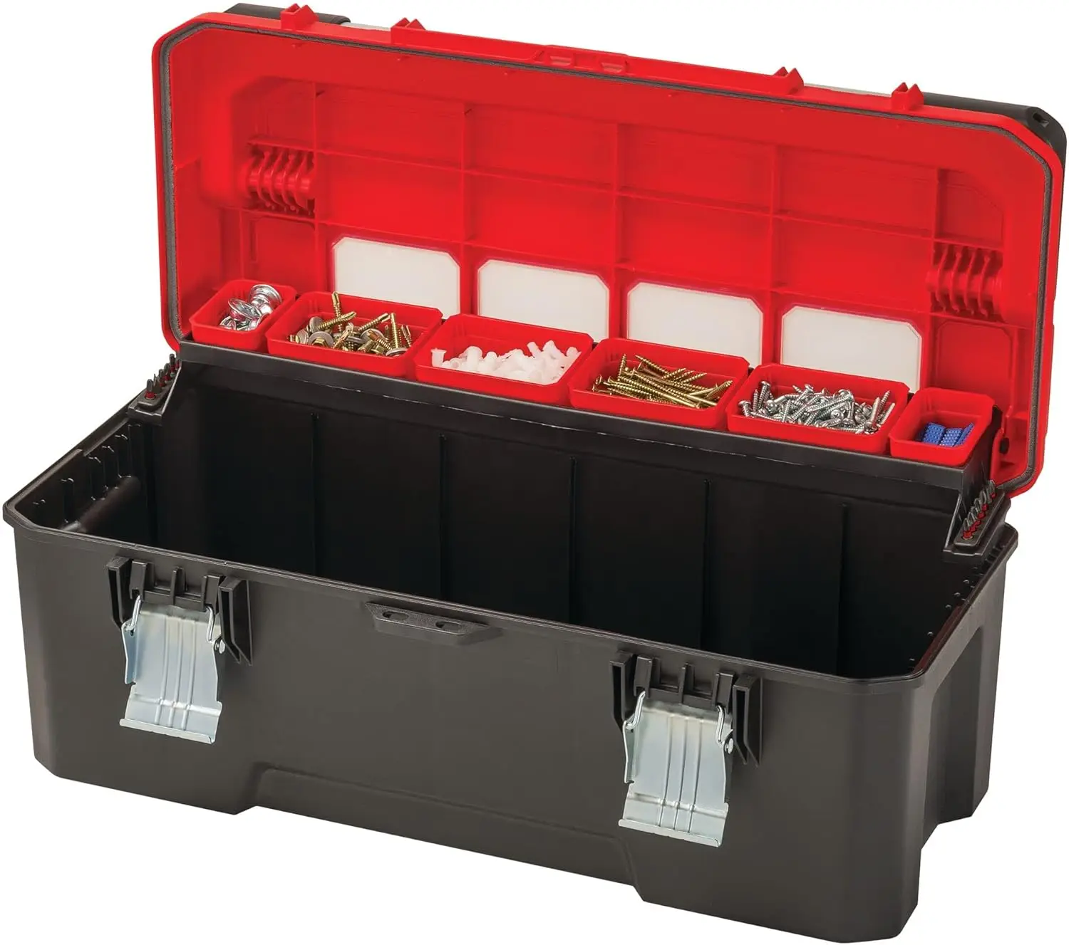 26 Inch Large Tool Box, Dust and Water Resistant Storage Case for Craftsman Tools (CMST26320L)
26 Inch Large Tool Box, Dust and Water Resistant Storage Case for Craftsman Tools (CMST26320L)
