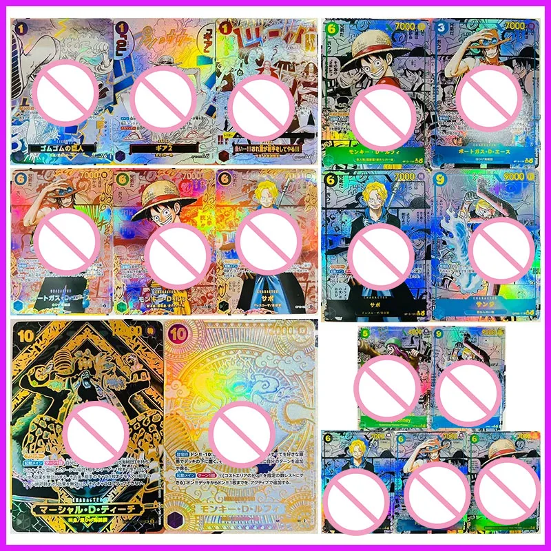 Anime ONE PIECE DIY ACG Game Collection Cards Teach Ace Sanji Luffy Sabo Bonney Shanks Toys for Boys Christmas Birthday Gift
Anime ONE PIECE DIY ACG Game Collection Cards Teach Ace Sanji Luffy Sabo Bonney Shanks Toys for Boys Christmas Birthday Gift