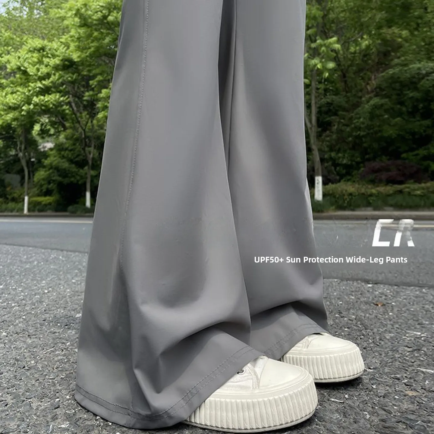 Ice Silk Bell Bottom Pants Women's Summer Thin Large Size Loose Lazy Style Sun Protection Wide Leg Floor Length Trousers
Ice Silk Bell Bottom Pants Women's Summer Thin Large Size Loose Lazy Style Sun Protection Wide Leg Floor Length Trousers