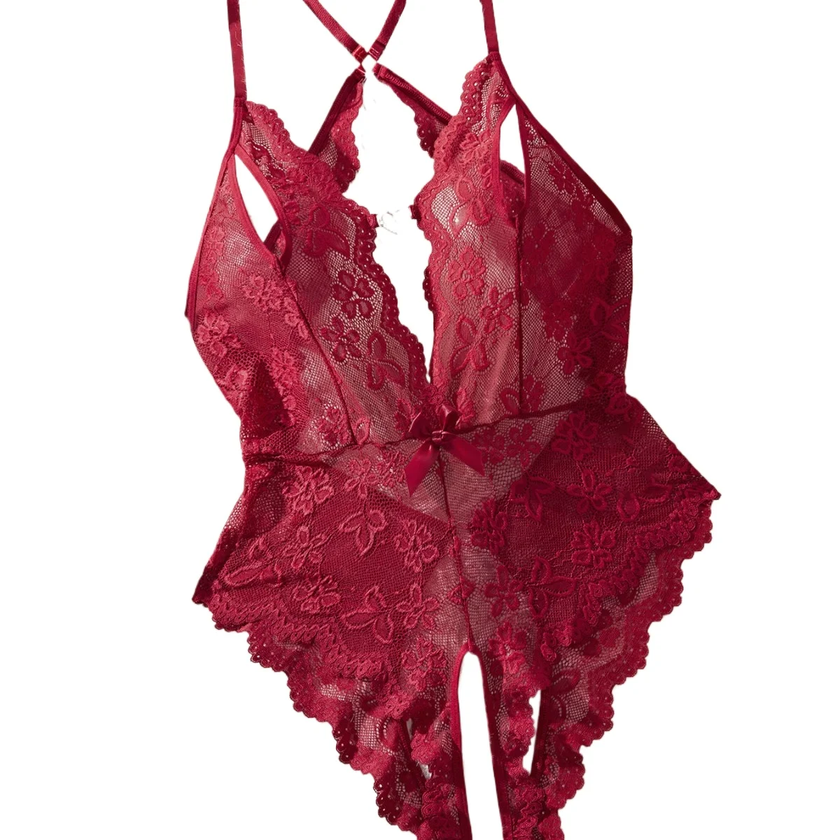 Sheer Alluring Pure Desire Sleepwear with Lace Trim Bodysuit
Sheer Alluring Pure Desire Sleepwear with Lace Trim Bodysuit