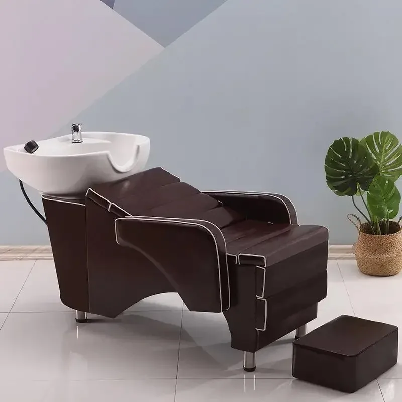 Hair Wash Bed Massage Rebound Sponge Beautician Hairdressing Shampoo Chair Stylistic Professional Coiffure Hairstyle Furniture
Hair Wash Bed Massage Rebound Sponge Beautician Hairdressing Shampoo Chair Stylistic Professional Coiffure Hairstyle Furniture