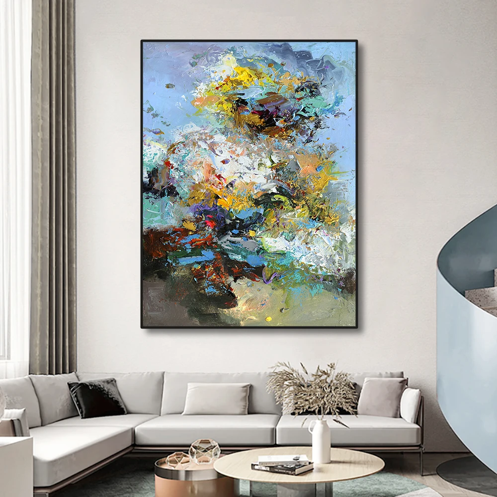 Original Hand-painted Thick Pigment Paintings Large Size Abstract Oil Painting Wall Art Decor Living Room Bedroom Decoration
Original Hand-painted Thick Pigment Paintings Large Size Abstract Oil Painting Wall Art Decor Living Room Bedroom Decoration