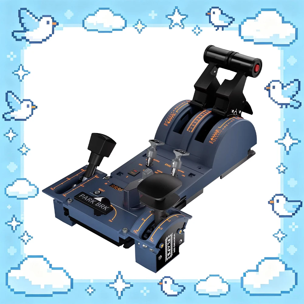 WINCTRL Ursa Minor Standard Modern Throttle: Шестиступенчатая дроссельная ручка с точной регулировкой, реалистичной подсветкой и имитацией полета (STEM) – идеальный подарок
WINCTRL Ursa Minor Standard Modern Throttle: Шестиступенчатая дроссельная ручка с точной регулировкой, реалистичной подсветкой и имитацией полета (STEM) – идеальный подарок