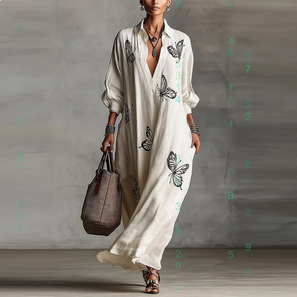 Sexy Deep V Neck Loose Dress Spring Summer Casual Flowy Dresses Plus Size Jumpsuit Playsuit Matching Set Evening Dress
Sexy Deep V Neck Loose Dress Spring Summer Casual Flowy Dresses Plus Size Jumpsuit Playsuit Matching Set Evening Dress