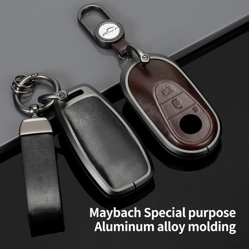 Car Aluminum Alloy Leather Key Case Bag Cover For Mercedes Benz A B C E S Class W204 W205 W212 W213 W176 GLC CLE CLA GLB GLC GLS
Car Aluminum Alloy Leather Key Case Bag Cover For Mercedes Benz A B C E S Class W204 W205 W212 W213 W176 GLC CLE CLA GLB GLC GLS