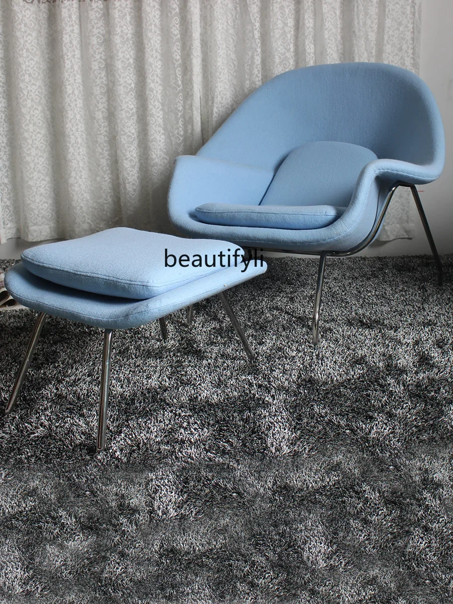 Nordic Shaped Recliner Single-Seat Sofa Chair Creative Simple Fashion Leisure Chair Modeling FRP Chair
Nordic Shaped Recliner Single-Seat Sofa Chair Creative Simple Fashion Leisure Chair Modeling FRP Chair