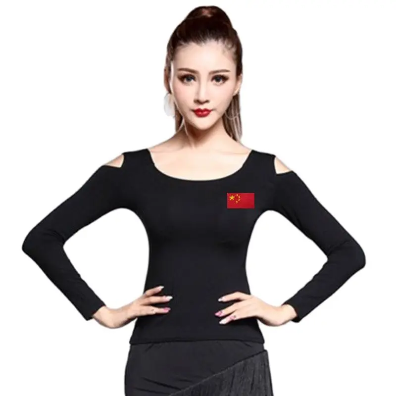 Latin Dance Top For Women Acrobatic Modern Dance Shirt Flag Long Sleeve Rumba Chacha Samba Cowboy Bullfight Coat
Latin Dance Top For Women Acrobatic Modern Dance Shirt Flag Long Sleeve Rumba Chacha Samba Cowboy Bullfight Coat