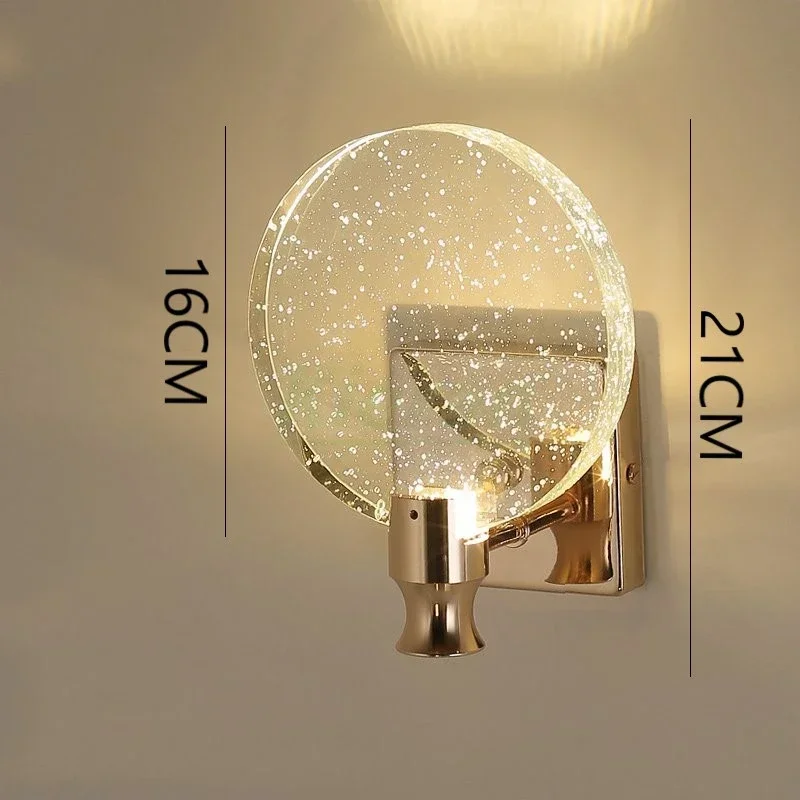Modern Simple Golden LED Crystal Wall Lamps Bedroom Living Room Bathroom Makeup Walllamp Home Decorative Lamp Mirror Wall Lamps
Modern Simple Golden LED Crystal Wall Lamps Bedroom Living Room Bathroom Makeup Walllamp Home Decorative Lamp Mirror Wall Lamps