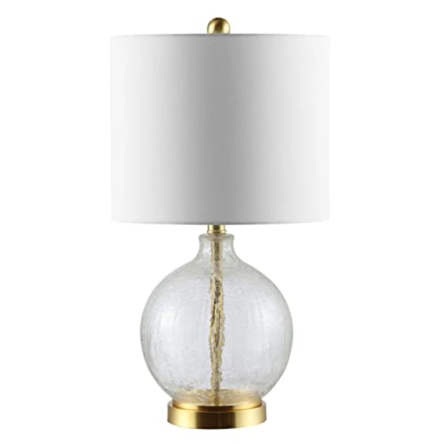 Lighting Collection Lovell Clear Glass/ Gold 22-inch Bedroom Living Room Home Office Desk Nightstand Table Lamp LED Bulb Includ
Lighting Collection Lovell Clear Glass/ Gold 22-inch Bedroom Living Room Home Office Desk Nightstand Table Lamp LED Bulb Includ
