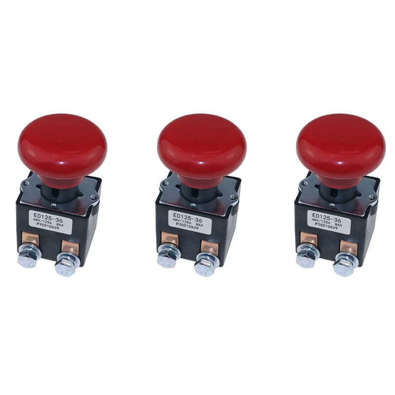 3x Φ 48V 125A аварийный отключить стоп-переключатель для Big Joe EZ30 E30 D40 111551000800 Φ
3x Φ 48V 125A аварийный отключить стоп-переключатель для Big Joe EZ30 E30 D40 111551000800 Φ