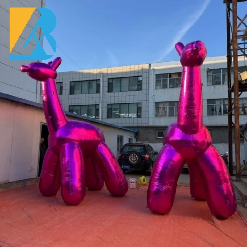 Custom Made Shiny Material Giant Purple Inflatable Giraffe Design for Stage Side Decoration Toys
Custom Made Shiny Material Giant Purple Inflatable Giraffe Design for Stage Side Decoration Toys