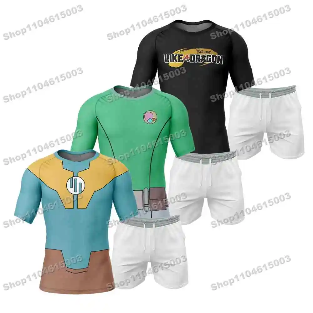22th New Summer Pop Anime Rash Guards Surfing Jersey Beach Shirts Swimwear Diving Gym Shorts MMA BJJ Men Jiu Jitsu Fitness Sets
22th New Summer Pop Anime Rash Guards Surfing Jersey Beach Shirts Swimwear Diving Gym Shorts MMA BJJ Men Jiu Jitsu Fitness Sets