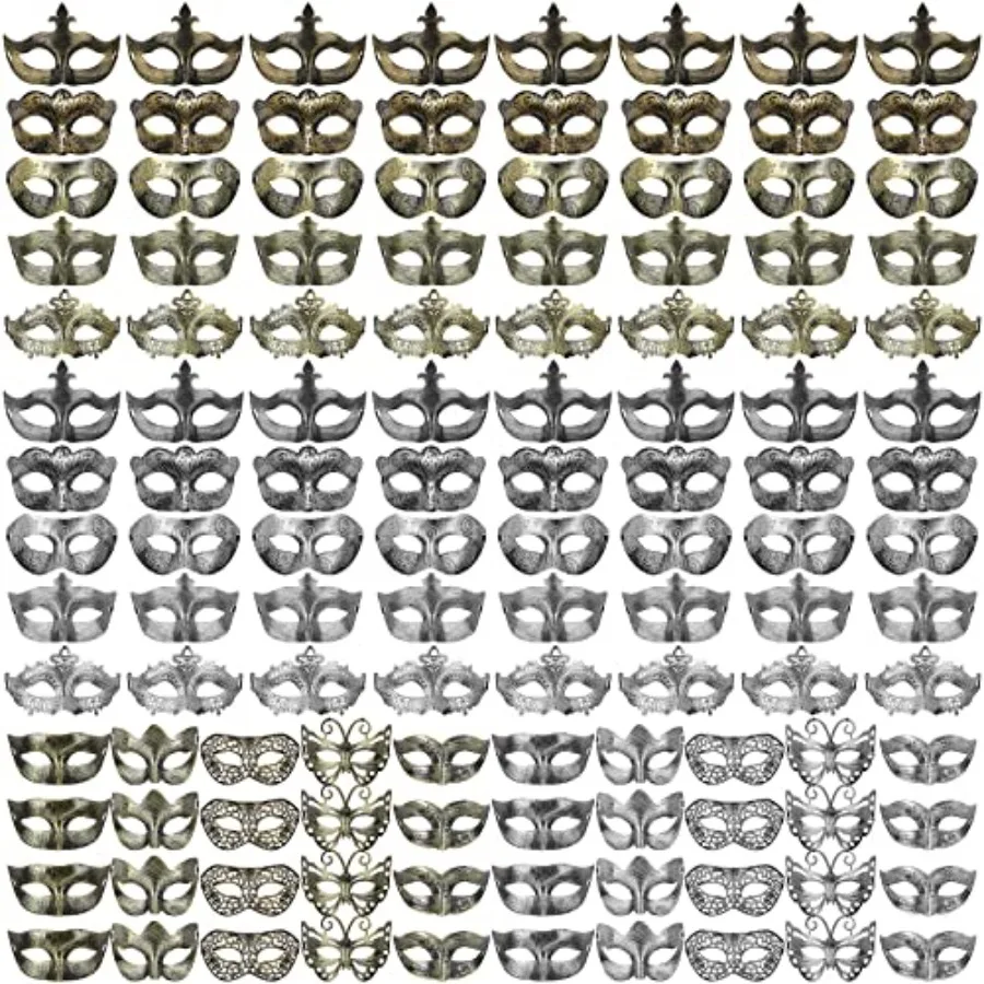 Lenwen 120 Pcs Masquerade Mask Bulk Vintage Antique Masks 20 Styles for Women Men Carnival Venetian Party Halloween Cosplay
Lenwen 120 Pcs Masquerade Mask Bulk Vintage Antique Masks 20 Styles for Women Men Carnival Venetian Party Halloween Cosplay