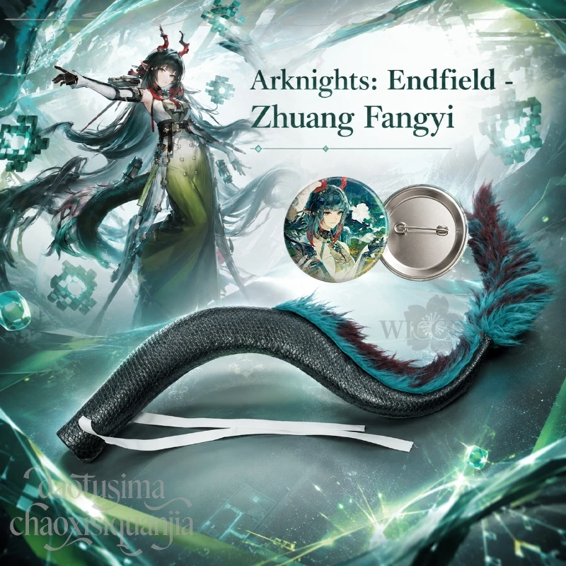 Zhuang Fangyi Long Furry Furrsuit Dragon's Tail Props Accessories Cartoon Badge Halloween Cosplay Anime Game Arknights: Endfield
Zhuang Fangyi Long Furry Furrsuit Dragon's Tail Props Accessories Cartoon Badge Halloween Cosplay Anime Game Arknights: Endfield