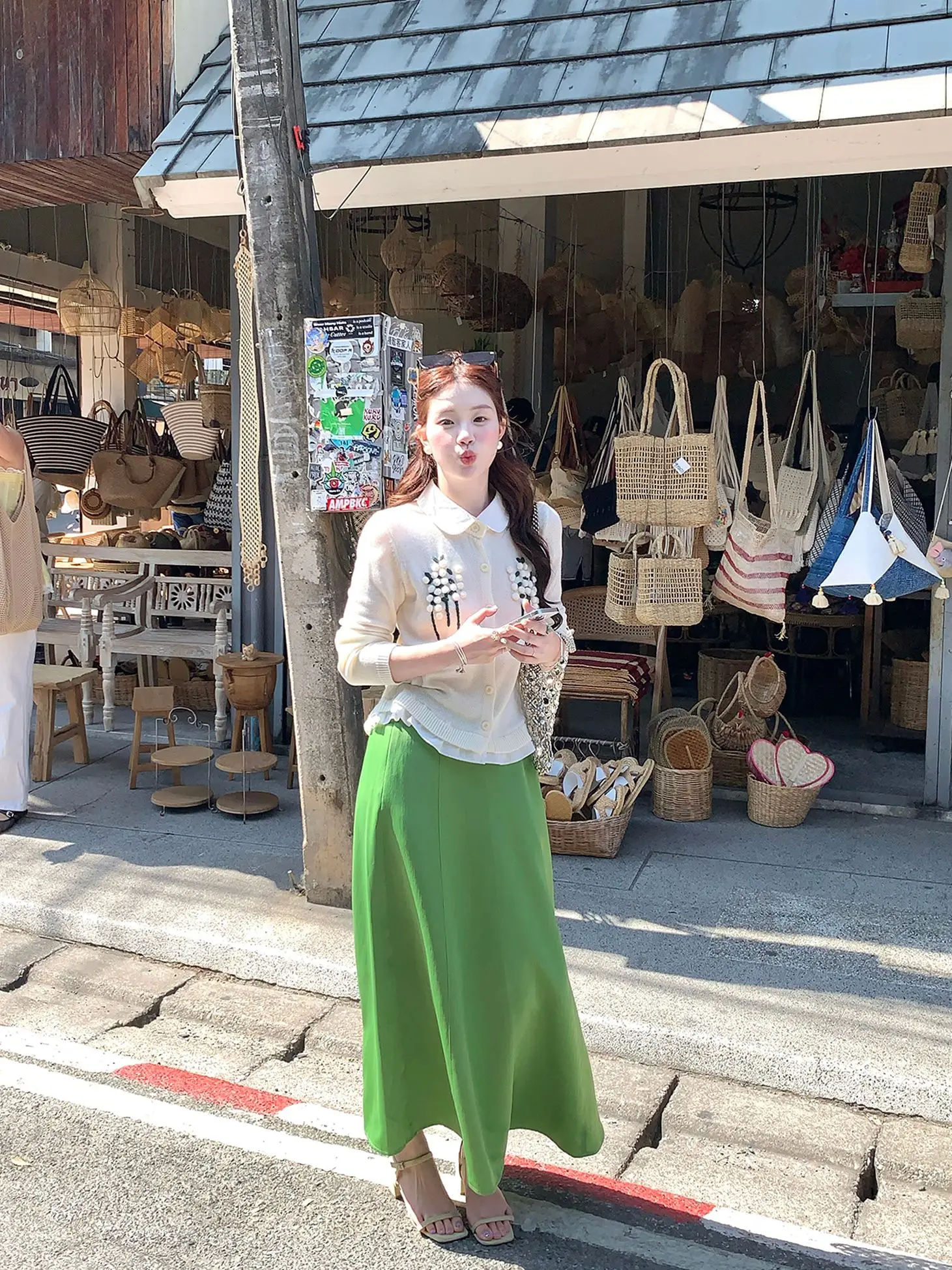 Elegant A-Line Skirt Women's Spring Autumn Fashionable Korean Style Half-length Skirt Standard Waist Polyester Fiber
Elegant A-Line Skirt Women's Spring Autumn Fashionable Korean Style Half-length Skirt Standard Waist Polyester Fiber