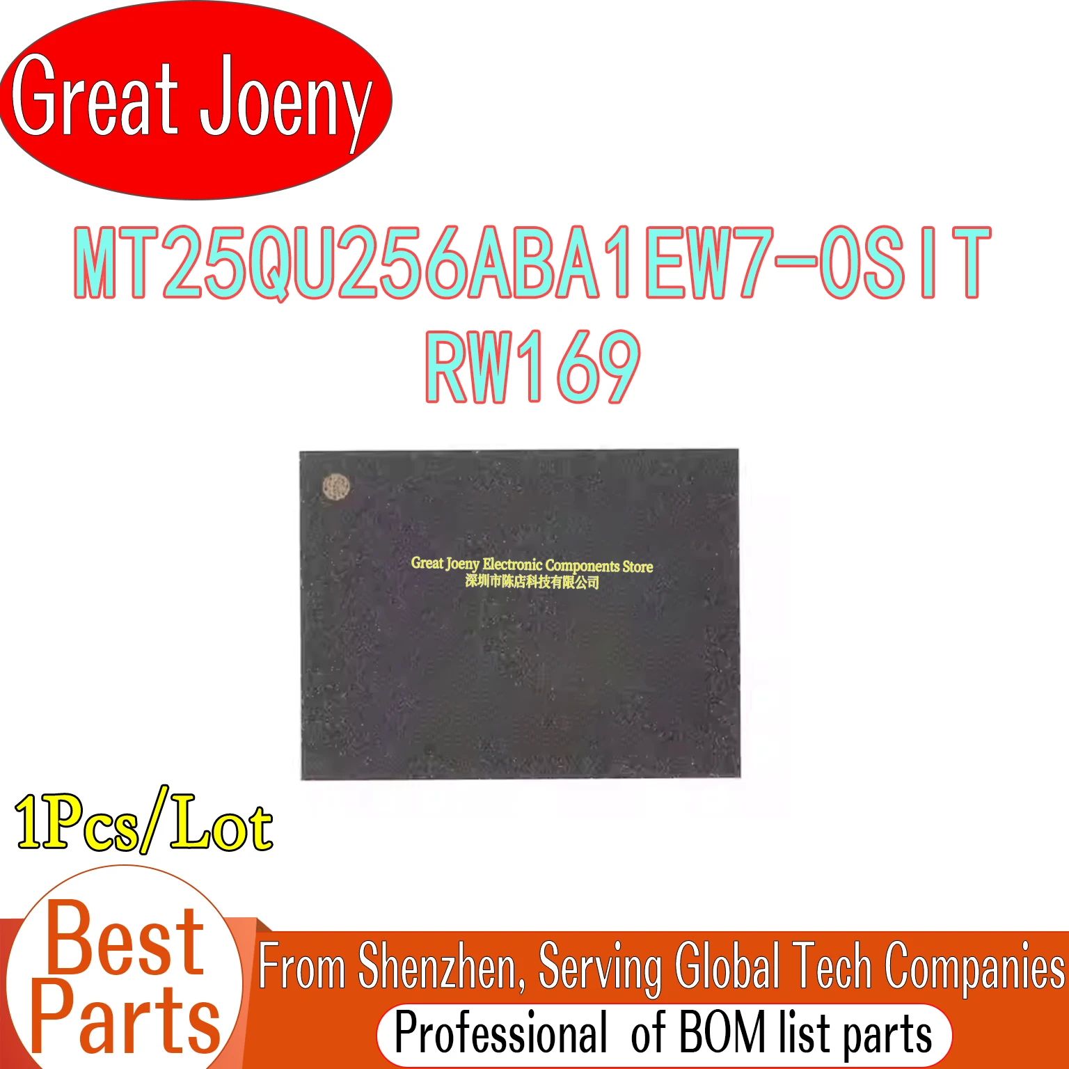 100% New Original RW169 MT25QU256ABA1EW7-0SIT MT25QU256ABA1EW7 IC FLASH Chipset WPDFN-8
100% New Original RW169 MT25QU256ABA1EW7-0SIT MT25QU256ABA1EW7 IC FLASH Chipset WPDFN-8