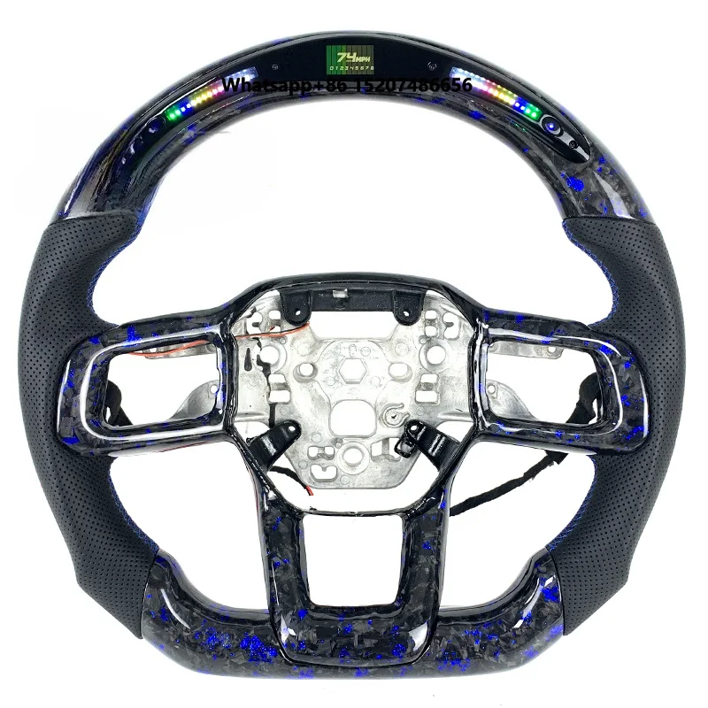 LED Display Screen Forged Carbon Fiber Steering Wheel
LED Display Screen Forged Carbon Fiber Steering Wheel