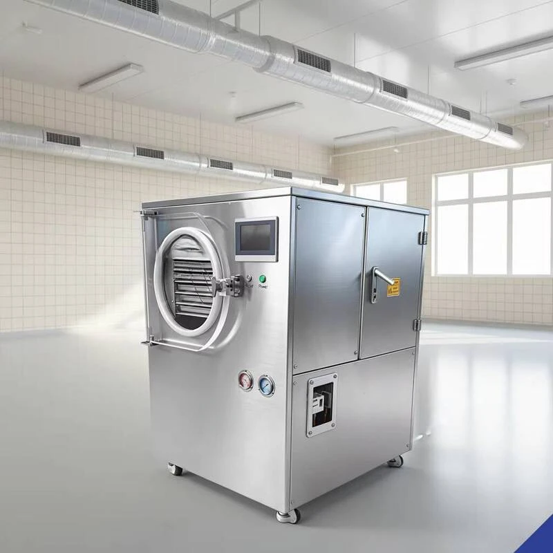 Small Dryer, Freeze-Drying Equipment For Strawberries And Coffee, Vacuum Freeze Dryer
Small Dryer, Freeze-Drying Equipment For Strawberries And Coffee, Vacuum Freeze Dryer