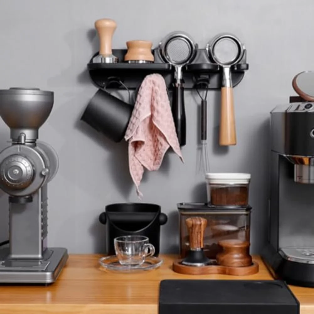 Self-Adhesive Wall Mount Filter Tool Holder Rack Espresso For Barista Filter Holder Coffee Filter Accessories Tools Wall Shelf
Self-Adhesive Wall Mount Filter Tool Holder Rack Espresso For Barista Filter Holder Coffee Filter Accessories Tools Wall Shelf