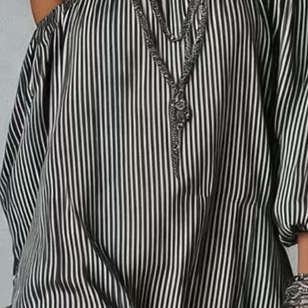 Women's Summer Elegant Striped Off-Shoulder Maxi Dress Women New Casual Holiday Loose Boho Office Vacation Party Dresses
Women's Summer Elegant Striped Off-Shoulder Maxi Dress Women New Casual Holiday Loose Boho Office Vacation Party Dresses
