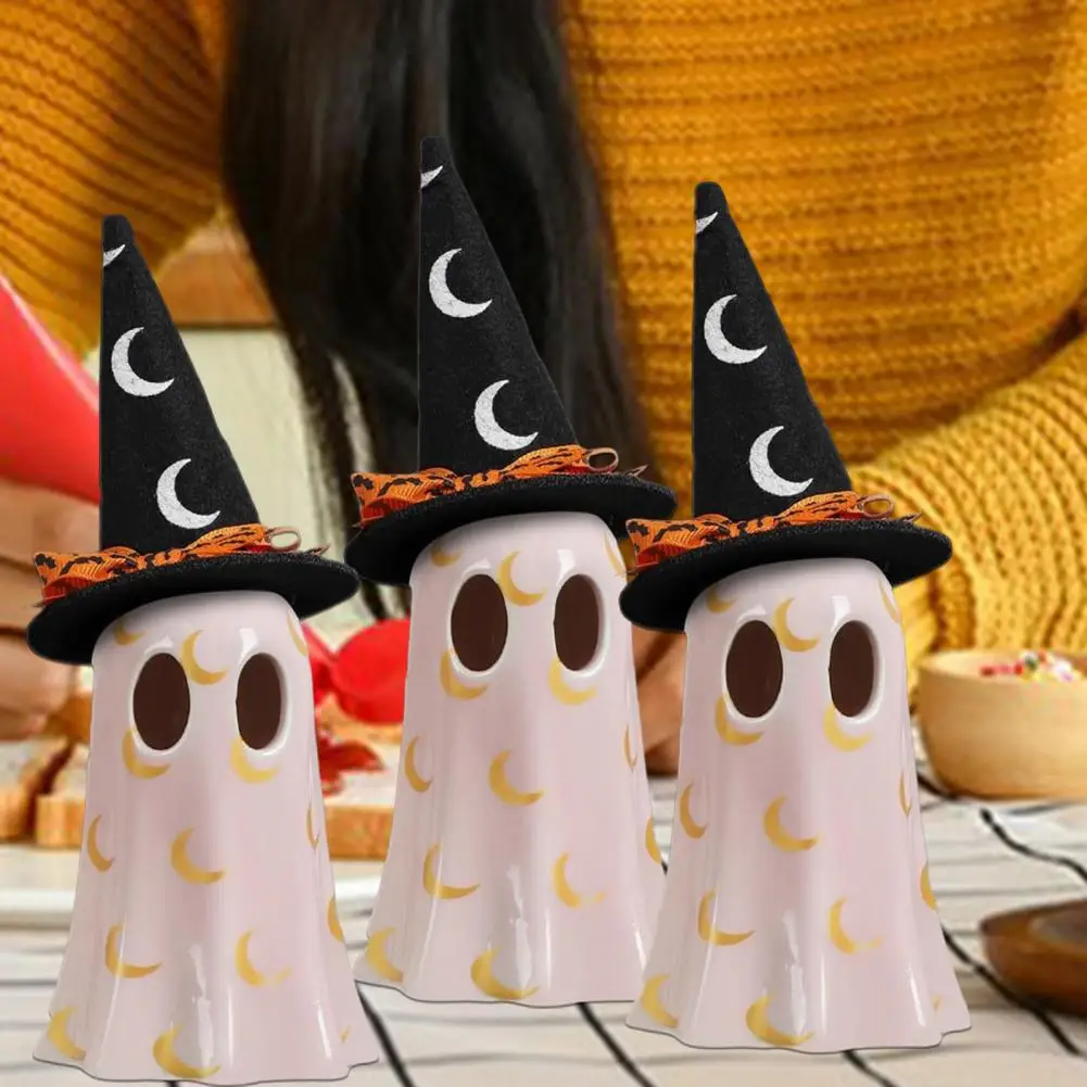 Halloween Ghost Ornament Resin Ghost Figurine With Witch Hat Ghost Desktop Decoration For Home Halloween Decor
Halloween Ghost Ornament Resin Ghost Figurine With Witch Hat Ghost Desktop Decoration For Home Halloween Decor