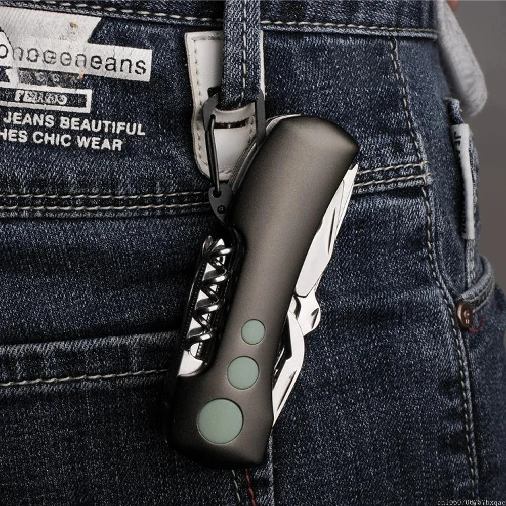Camping Survival Knife 15 In 1 Stainless Steel Swiss Mini Folding Keychain Knife Multi-fuction Portable EDC Survival Tools
Camping Survival Knife 15 In 1 Stainless Steel Swiss Mini Folding Keychain Knife Multi-fuction Portable EDC Survival Tools