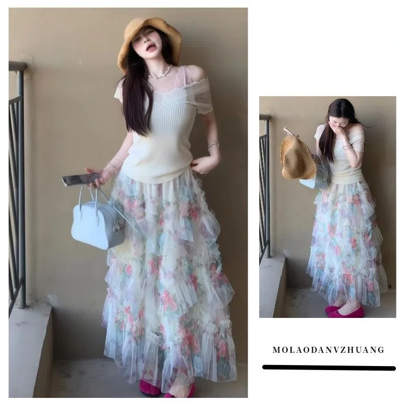 Dopne Floral Lace Skirt Simple Design Romantic Heavy Work Embroidery Slim Fit Top f Sve Commute Sle High Waist Pol...
Dopne Floral Lace Skirt Simple Design Romantic Heavy Work Embroidery Slim Fit Top f Sve Commute Sle High Waist Pol...
