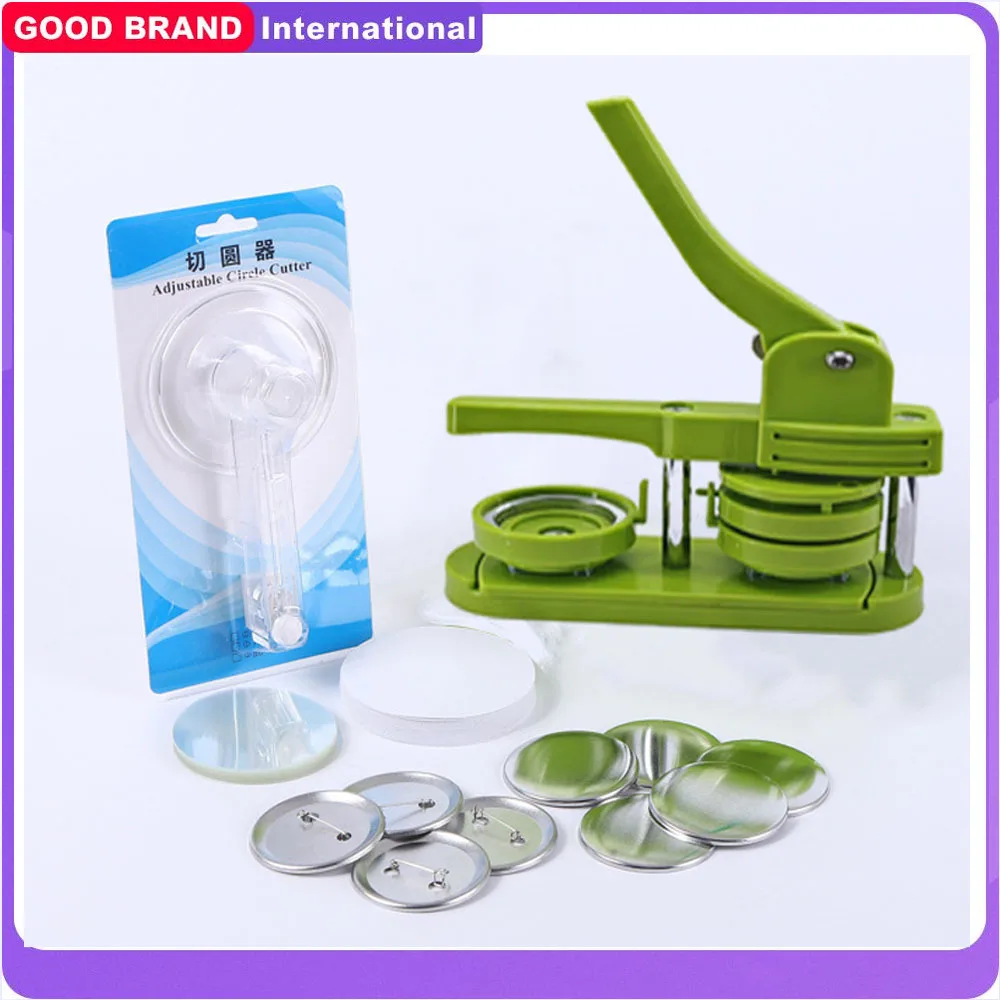DIY Rotary Machine Manual Maker with Plastic and Button Pin Material,Green Badge Machine Set includes molds and consumables
DIY Rotary Machine Manual Maker with Plastic and Button Pin Material,Green Badge Machine Set includes molds and consumables