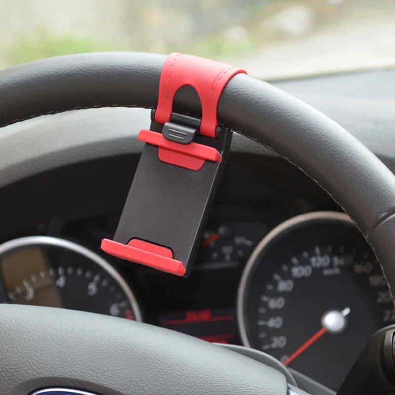 Универсальный держатель для телефона на руль автомобиля - красный и черный, с застежкой на одно касание, эластичный силиконовый ремешок, подходит для большинства рулей.
Универсальный держатель для телефона на руль автомобиля - красный и черный, с застежкой на одно касание, эластичный силиконовый ремешок, подходит для большинства рулей.