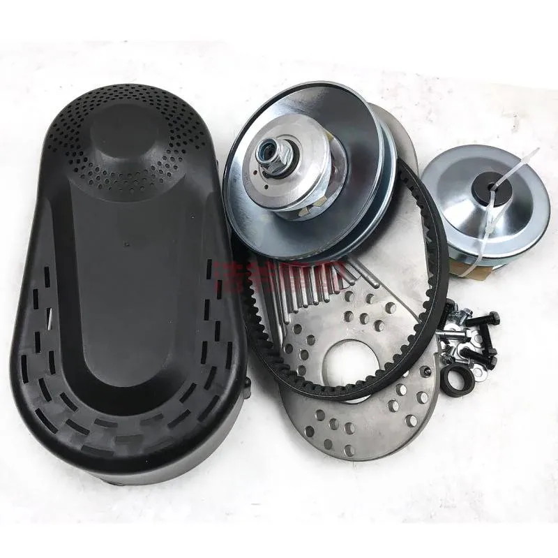 Go-kart kart 168F engine clutch CVT transmission system housing and shaft accessories gear 420
Go-kart kart 168F engine clutch CVT transmission system housing and shaft accessories gear 420