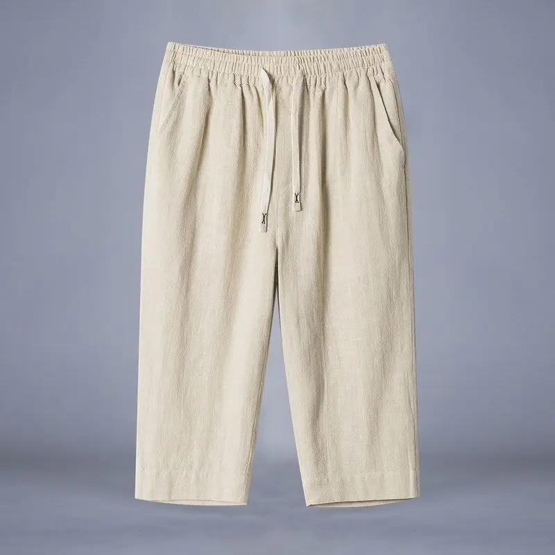 Loose Fit Linen Men's 7/8 Length Pants Straight Leg Thin Summer Trousers Large Size New Chinese Sle Casual orts
Loose Fit Linen Men's 7/8 Length Pants Straight Leg Thin Summer Trousers Large Size New Chinese Sle Casual orts