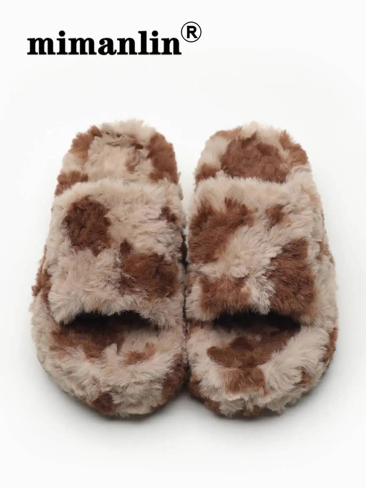 Women's Indoor Household Furry Slippers Mules Brand Leopard Print Thick Soled New Autumn To Winter Fleece Lined Cotton Slippers
Women's Indoor Household Furry Slippers Mules Brand Leopard Print Thick Soled New Autumn To Winter Fleece Lined Cotton Slippers