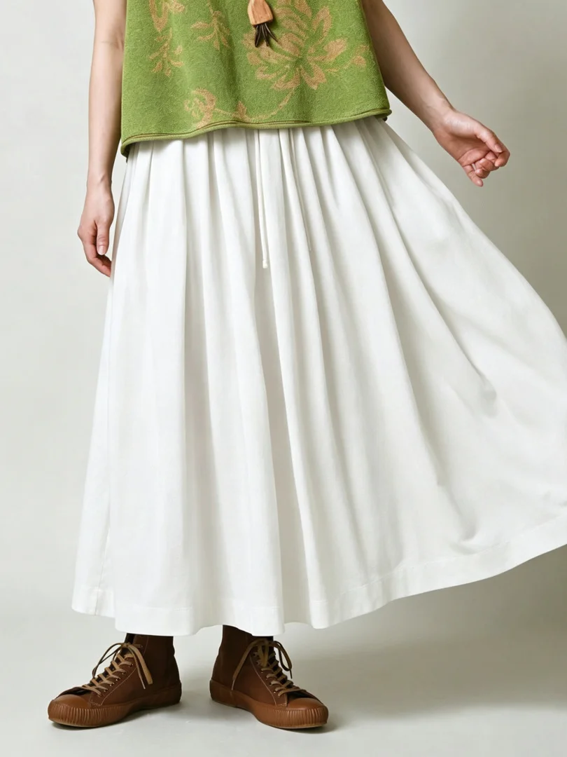 Retro Embroidered Mesh Half Skirt Elastic Waist Pure Color Slimming Versatile Long A-Line Skirt Summer 2026 Women's Fashion
Retro Embroidered Mesh Half Skirt Elastic Waist Pure Color Slimming Versatile Long A-Line Skirt Summer 2026 Women's Fashion