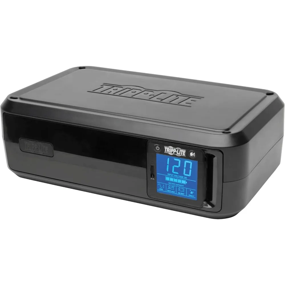 1000VA Smart UPS Battery Back Up, 500W Tower, 8 Outlets, LCD Display, AVR, USB, Tel / DSL / Coax Protection,
1000VA Smart UPS Battery Back Up, 500W Tower, 8 Outlets, LCD Display, AVR, USB, Tel / DSL / Coax Protection,