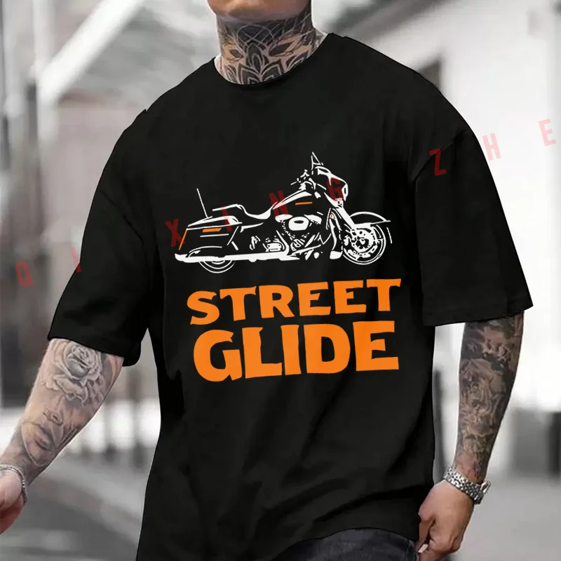 Funny Street Glide Graphic Motorcycle Men's Women Summer Cotton T-shirt Short Sleeved Casual Round Neck Breathable Unisex Tops
Funny Street Glide Graphic Motorcycle Men's Women Summer Cotton T-shirt Short Sleeved Casual Round Neck Breathable Unisex Tops