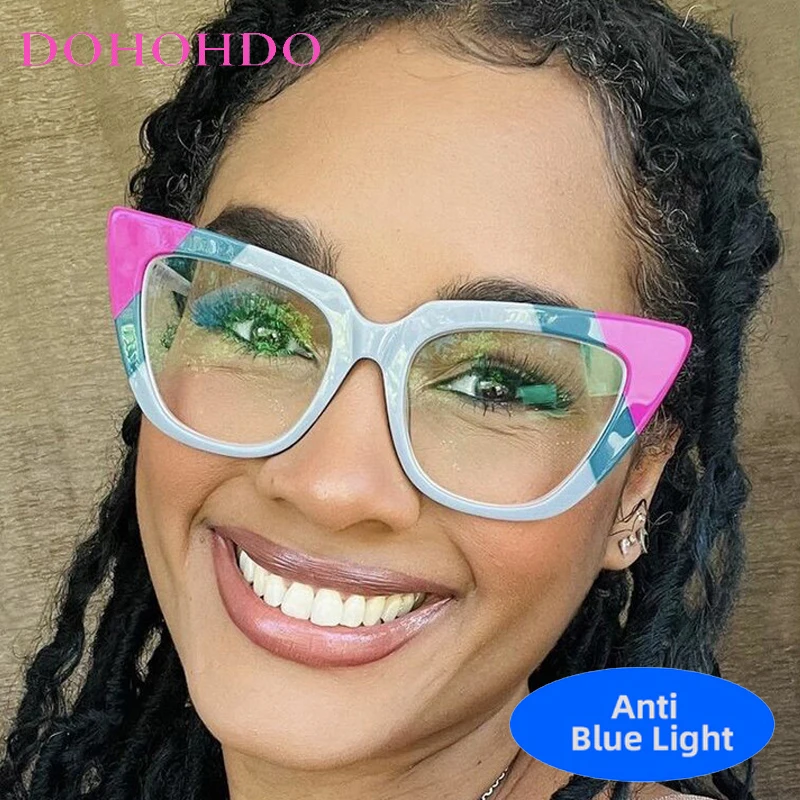 Trendy Retro Cat Eye Assorted Colors Anti-Blue Light Glasses Women Men Brand Designer Computer Optical Eyewear For Gaming Очк
Trendy Retro Cat Eye Assorted Colors Anti-Blue Light Glasses Women Men Brand Designer Computer Optical Eyewear For Gaming Очк