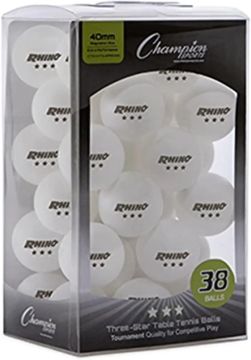 Теннисные шарики турнирного уровня, 40 мм, бесшовная конструкция, одобрены CTTA и ITTA, упаковка из 38 белых шариков для всех игроков
Теннисные шарики турнирного уровня, 40 мм, бесшовная конструкция, одобрены CTTA и ITTA, упаковка из 38 белых шариков для всех игроков