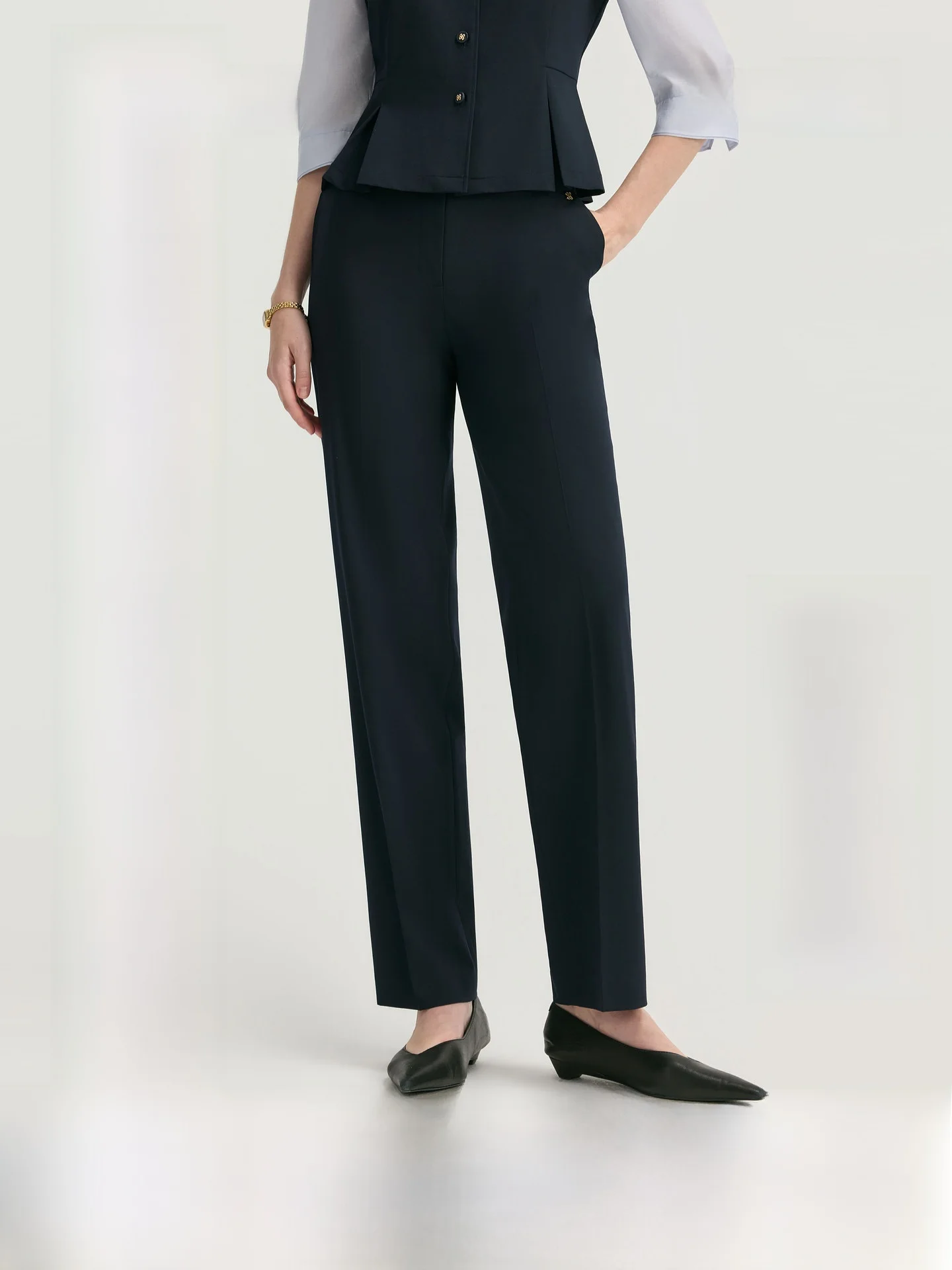 Simple Business Straight Leg Suit Pants Women's Commuter Trousers Drapey PRICH Autumn New Arrival Casual Pure Color
Simple Business Straight Leg Suit Pants Women's Commuter Trousers Drapey PRICH Autumn New Arrival Casual Pure Color