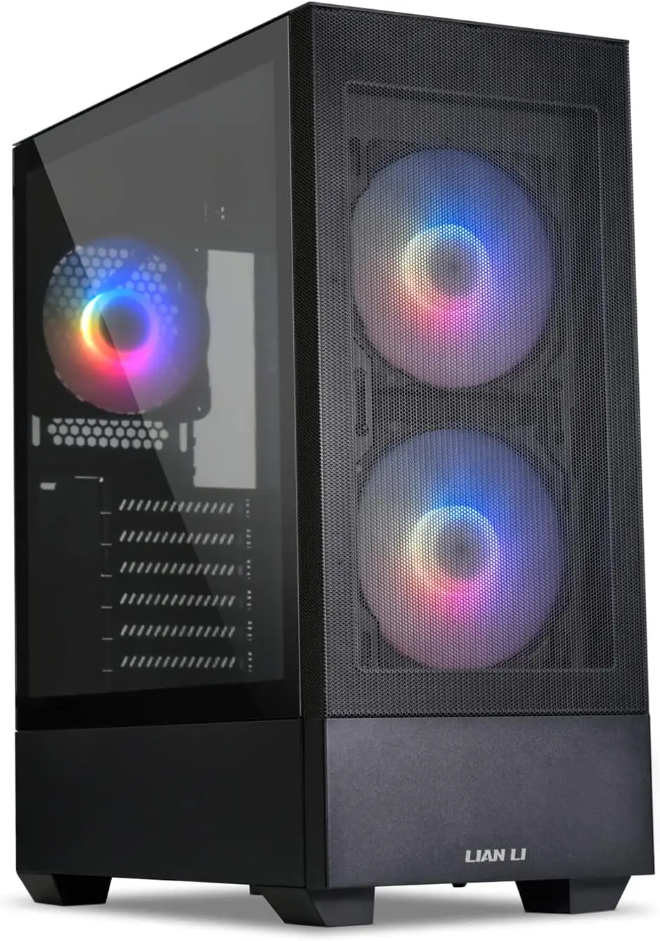 Игровой корпус для ПК ATX с высокой пропускной способностью воздуха, RGB-вентиляторами, сетчатой передней панелью, USB-C, боковой панелью из закаленного стекла, корпус Mid-Tower
Игровой корпус для ПК ATX с высокой пропускной способностью воздуха, RGB-вентиляторами, сетчатой передней панелью, USB-C, боковой панелью из закаленного стекла, корпус Mid-Tower