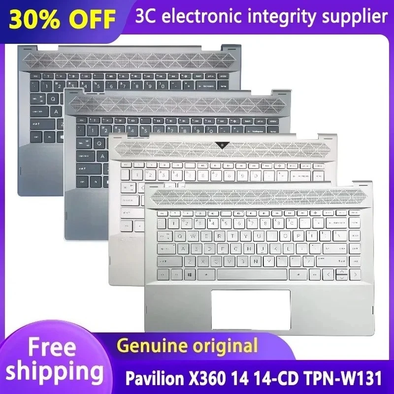 Original New US Keyboard for X360 14 14-CD TPN-W131 Series Laptop Case Palmrest Top Upper Cover Backlit Replacement Housing
Original New US Keyboard for X360 14 14-CD TPN-W131 Series Laptop Case Palmrest Top Upper Cover Backlit Replacement Housing